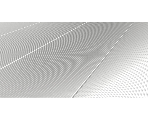 Hliníkový plech s žebrovanou strukturou