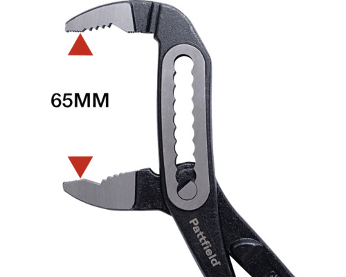 Kombinované kleště Pattfield s maximální šířkou čelistí 65 milimetrů