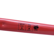 Detail násady kladiva s pečetí VPA GS Geprüfte Sicherheit