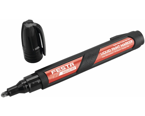 Festa Industry lakový popisovač se šířkou stopy 2,5 mm a sundaným víčkem