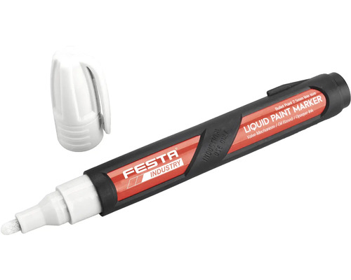 Festa Industry tekutý popisovač s hrotem a sejmutým víčkem