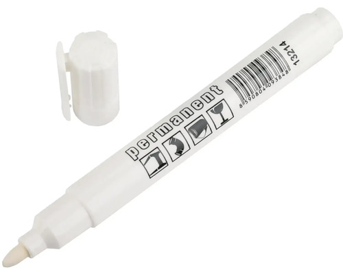 Permanentní popisovač s odstraněným víčkem