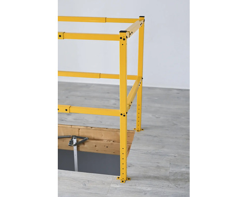 Kovové zábradlí pro půdní schody