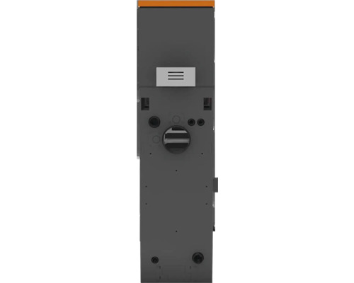 Zadní pohled na topný kotel