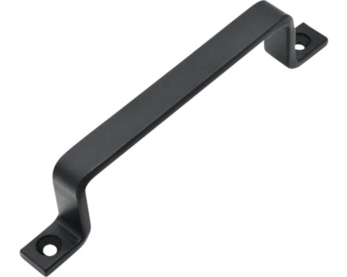 Černá madlová rukojeť pro dveře a nábytek