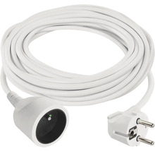 Prodlužovací kabel s ochrannou kontaktní zástrčkou a zásuvkou