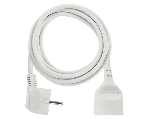Prodlužovací kabel se zástrčkou a zásuvkou