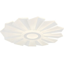 Bílé LED stropní svítidlo s dekorativním designem