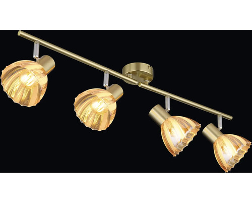 Stropní svítidlo se čtyřmi reflektory a stínidly