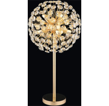 Stojací lampa s křišťálovými ozdobami