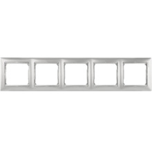 Pětinásobný rámeček pro spínače a zásuvky