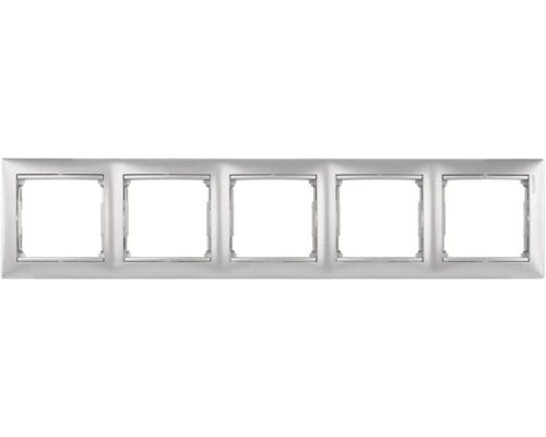 Pětinásobný rámeček pro spínače a zásuvky