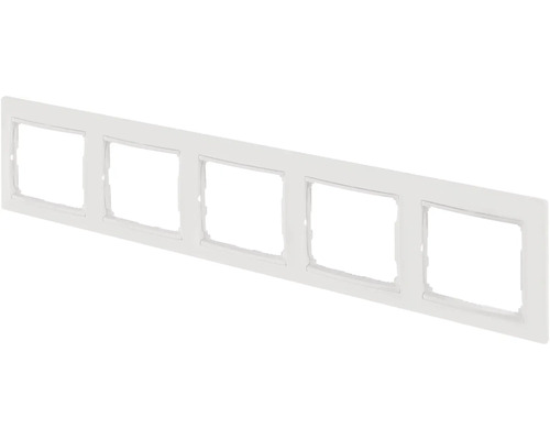 Pětinásobný rámeček pro spínače a zásuvky