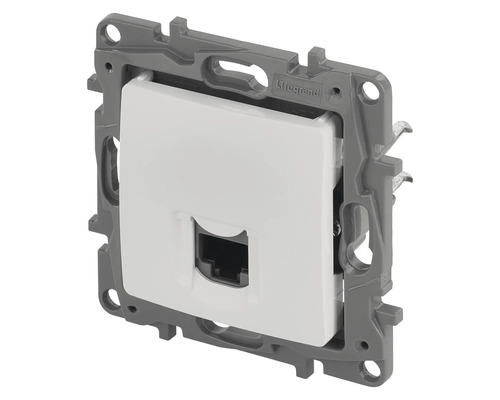 Datová zásuvka Legrand s rámečkem pro montáž na stěnu