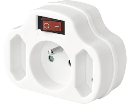 Adaptér zásuvky s vypínačem pro vnitřní použití