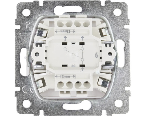 Spínač s kovovým rámem pro elektroinstalaci