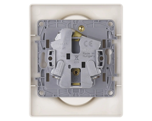 Zadní strana jednoduchého vypínače