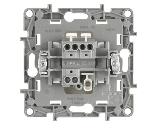 Detailní pohled na spínací vložku pro elektrické potřeby