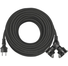 Prodlužovací kabel se zástrčkou a dvojitou spojkou