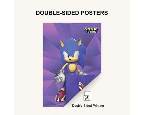 Oboustranný plakát Sonic Prime