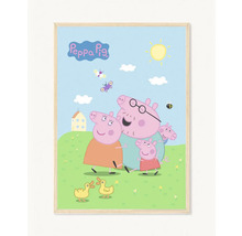 Zarámovaný obrázek Prasátko Peppa s rodinou