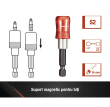 Pattfield držák bitů s magnetickou funkcí