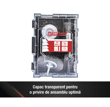 Sada drátěných kartáčů v transparentní nádobě