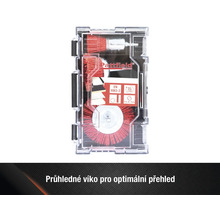 Sada drátěných kartáčů Pattfield v průhledném pouzdře