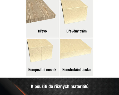 Dřevo a dřevěné výrobky: dřevo, dřevěný trám, kompozitní nosník, konstrukční deska