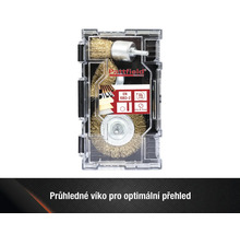 Sada drátěných kartáčů Pattfield v průhledném úložném boxu