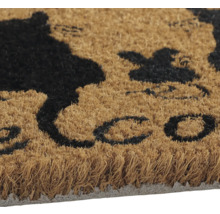 Kokosová rohožka s nápisem