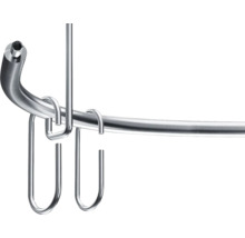 Kovová tyč s háky pro skladování