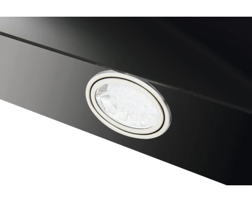 Detailní pohled na osvětlení digestoře