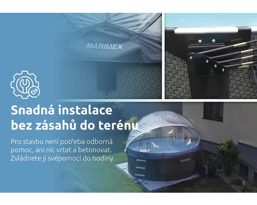 Bazén Marimex se snadnou instalací