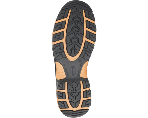 Podrážka bezpečnostní obuvi s protiskluzovým profilem a odolností proti oleji