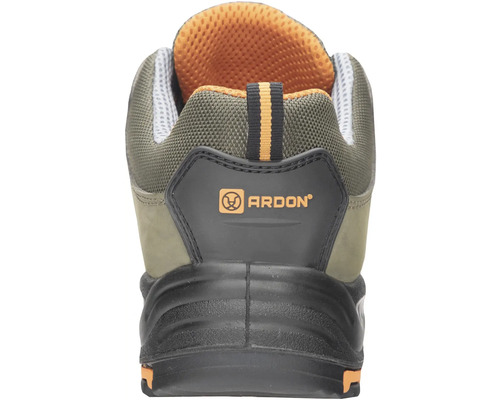 Pohled zezadu na bezpečnostní obuv Ardon