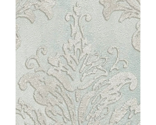 Detail vzorované tapety s květinovým dekorem