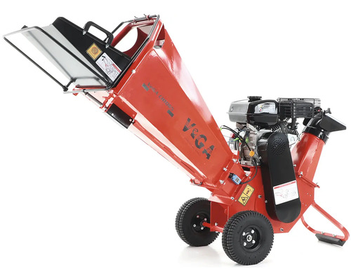 Štěpkovač s koly pro zahradní použití