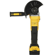 Akumulátorová úhlová bruska s přídavnou rukojetí