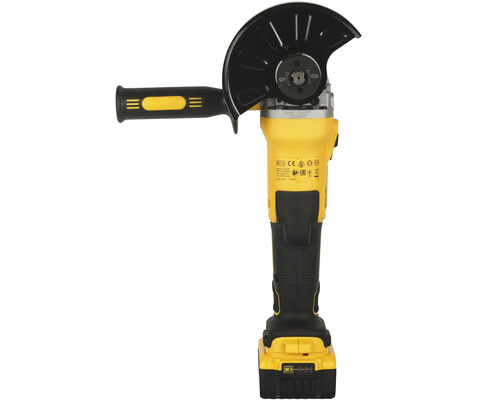 Akumulátorová úhlová bruska s přídavnou rukojetí