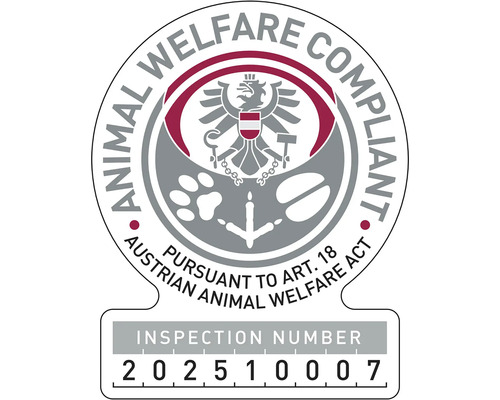 Značka shody s dobrými životními podmínkami zvířat podle rakouského zákona na ochranu zvířat