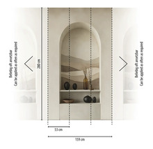 Detailní pohled na borduru o rozměrech 159 krát 280 centimetrů
