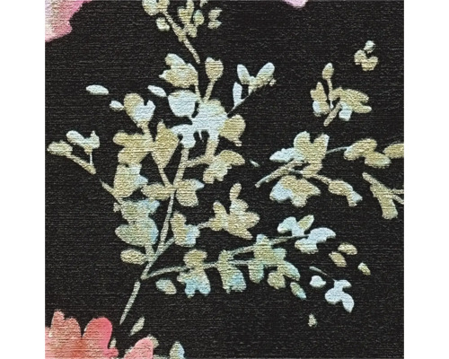 Detail tapety s květinovým motivem