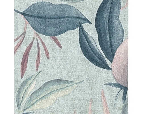 Detail tapety s rostlinným vzorem