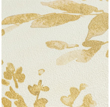 Detail tapety s listovým vzorem