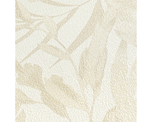 Detail strukturované tapety s listovým vzorem