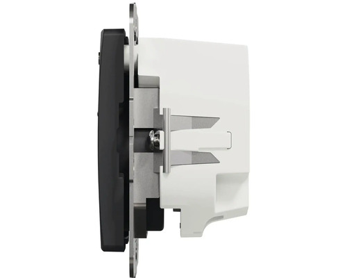 Boční pohled na elektrický spínač.