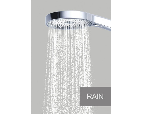 Dešťová sprchová hlavice s proudem vody