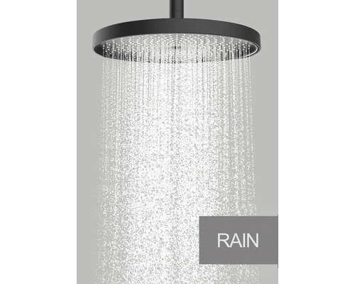 Dešťová sprcha s proudem vody