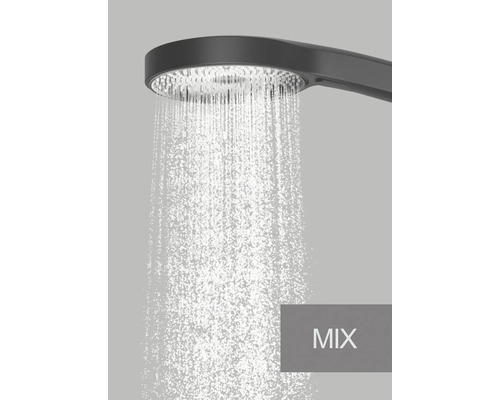 Sprchová hlavice s proudem vody v režimu mix